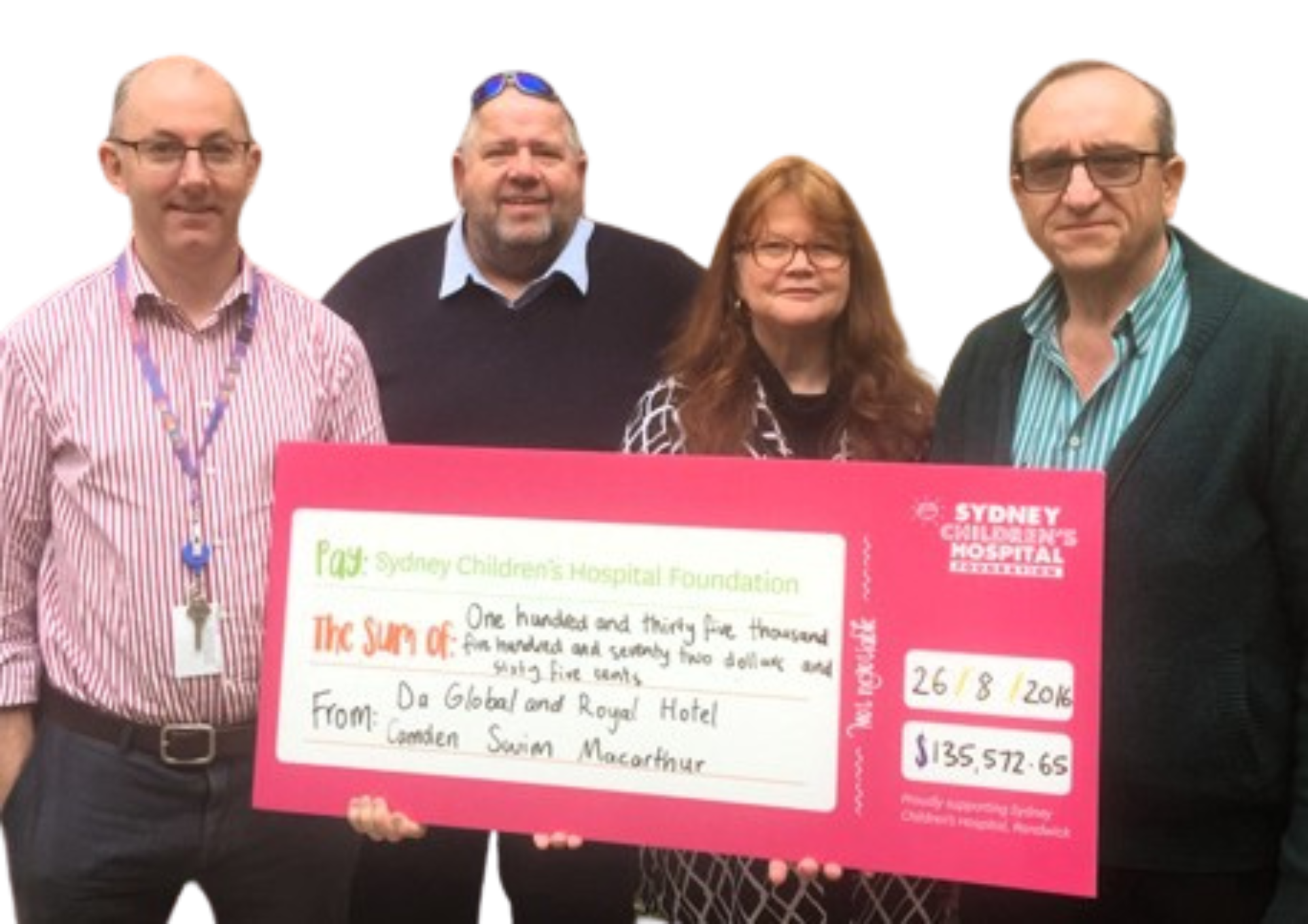 Syd Children's Hospital_DA Global & Royal Hotel Camden Swim Macarthuer Syd Children's Hospital_DA Global & Royal Hotel Camden Swim Macarthuer
